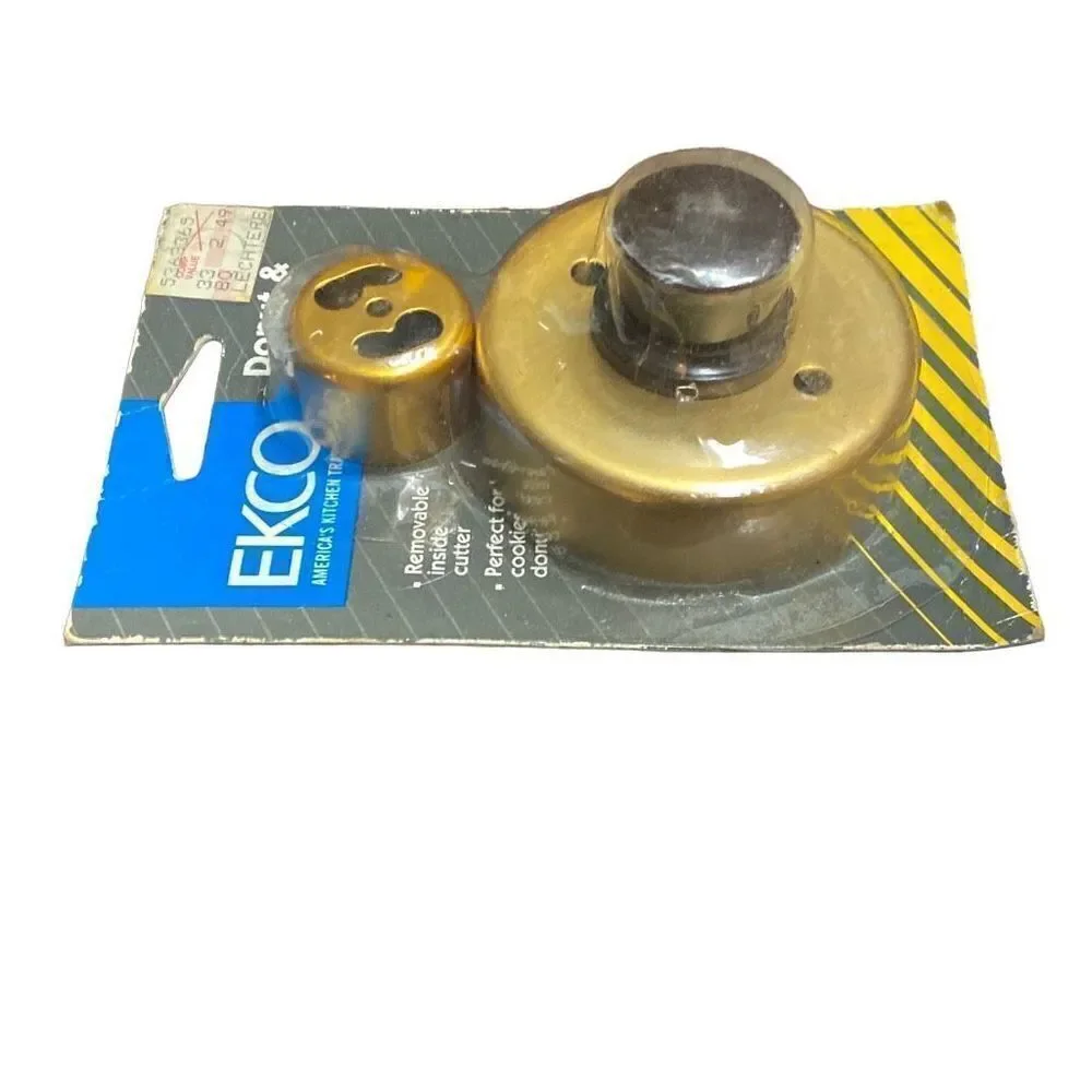 EKCO Donut & Cookie Cutter 1990 SEALED Package Vintage Kitchen Housewares NOS